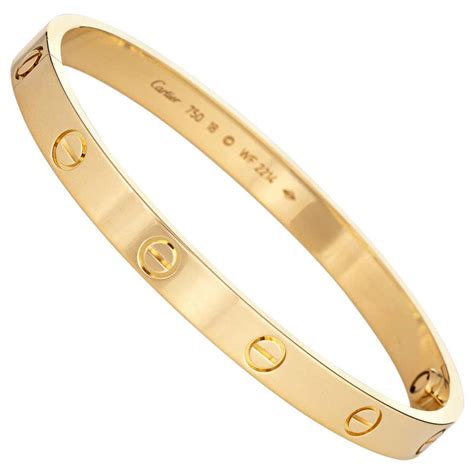 cartier love small bracelet|pre owned cartier love bracelet.